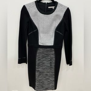 Rachel Rachel Roy size 6 Black and white knee length dress size 6